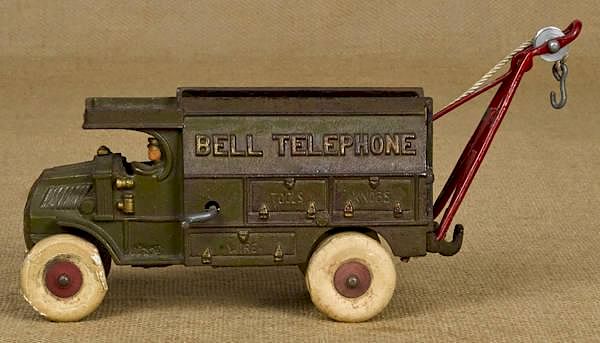 Appraisal: Hubley Bell Telephone truck '' l Hubley Bell Telephone truck