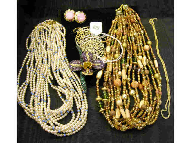 Appraisal: Lot of Joan Rivers Collection jewelry including two bead multi-strand