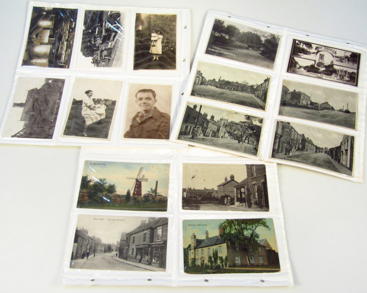 Appraisal: Various late thC and later postcards North Lincolnshire and the