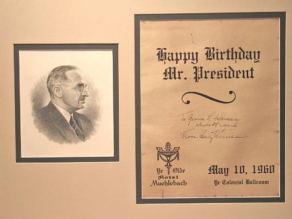 Appraisal: PRESIDENTIAL SIGNATURES Collection of Presidential signatures on letters and documents