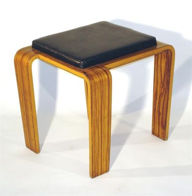 Appraisal: A bentwood stool from the Island Room Canberra Liner with