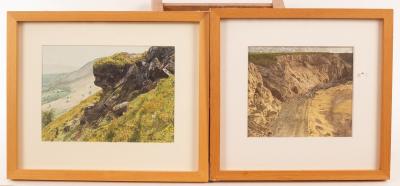 Appraisal: Peter Kellow th Century Rock Slope Cornish Shore signed a