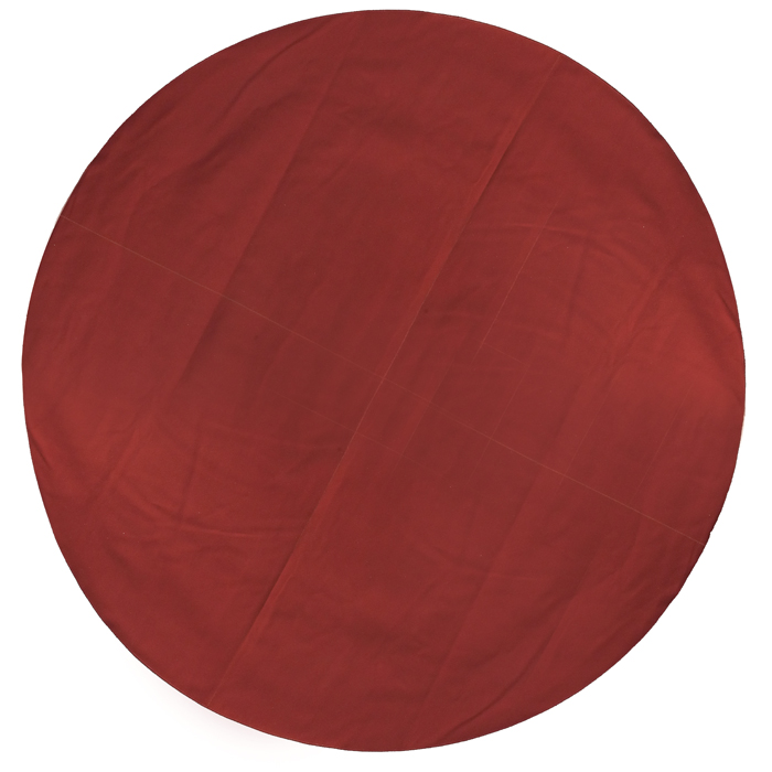 Appraisal: Paola Lenti rug Italy felt wool reversible from dark orange