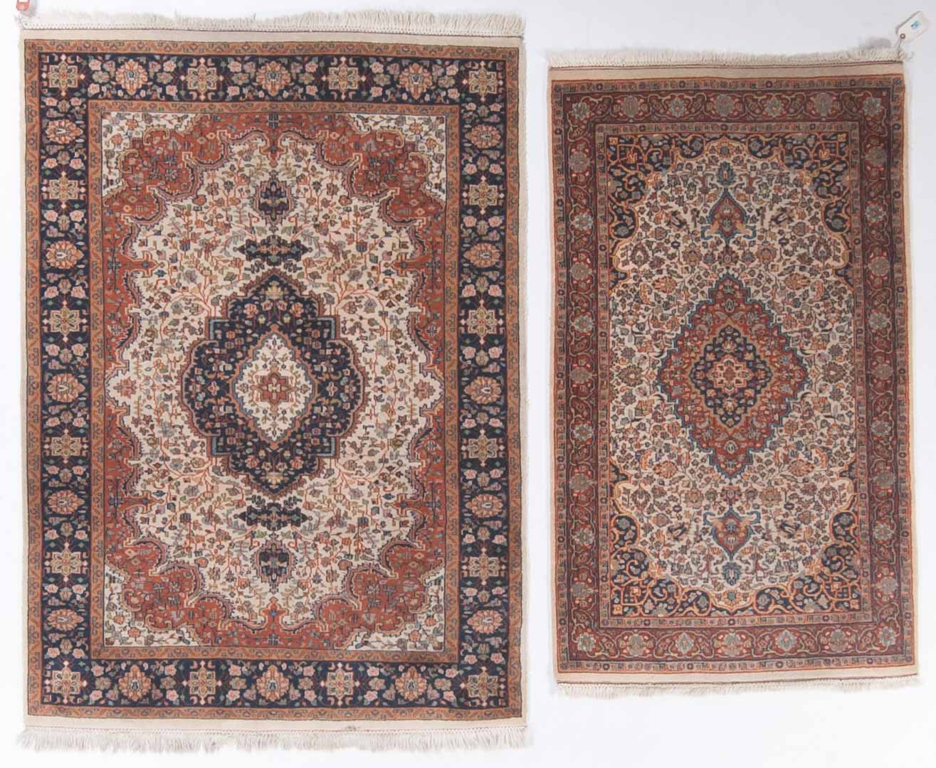 Appraisal: Two Jaipur India rugs approx x and x India circa