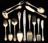 Appraisal: PCS STERLING FLATWARE - Modern Victorian Pattern by Lunt consisting