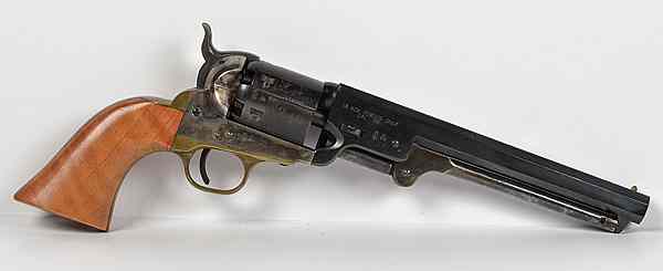 Appraisal: Reproduction Colt Navy Black Powder Revolver cal barrel S N