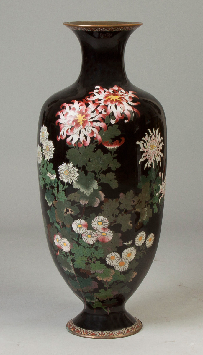 Appraisal: Japanese Cloisonn Floor Vase