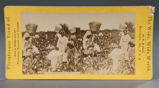 Appraisal: African Americans Africans stereoscopic view cards African Americans and Africans