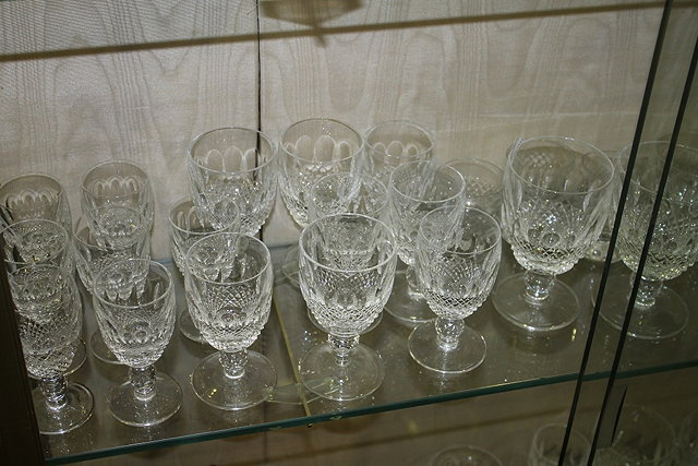 Appraisal: A COLLECTION OF WATERFORD CUT GLASS including wine sherry whiskey