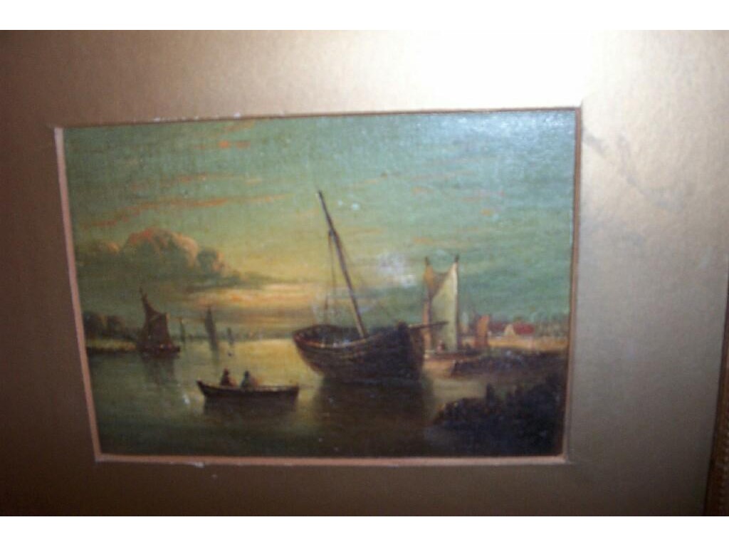 Appraisal: A th century oil painting on board of a river