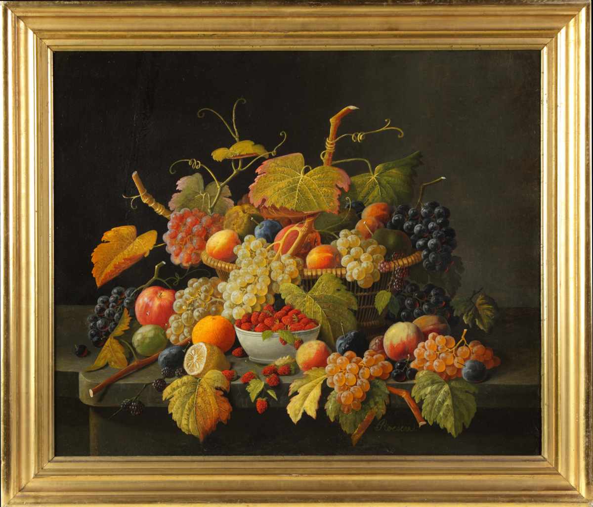 Appraisal: Severin Roesen American - Still life Sgn Roesen lower right