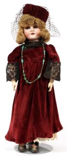 Appraisal: QUEEN LOUISE GERMANY BISQUE HEAD DOLL QUEEN LOUISE GERMANY BISQUE