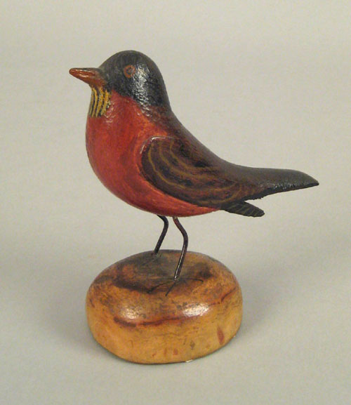 Appraisal: Joseph Moyer Berks County Pennsylvania - carved and painted bird