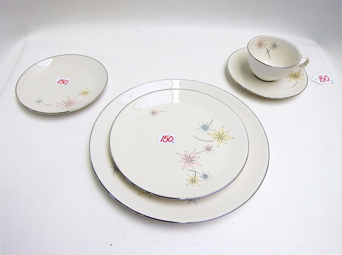 Appraisal: NANCY PRENTISS CHINA SET ninety-four pieces in the Pastella pattern