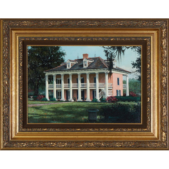 Appraisal: James Kendrick III - American Louisiana Malus-Beauregard House oil on