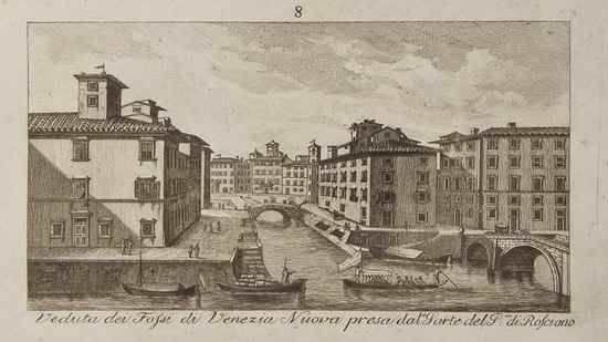 Appraisal: Lapi Pompeo Views of Livorno engraved plan and plates numbered