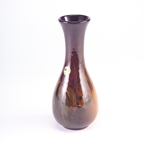 Appraisal: ROOKWOOD Standard glaze tall bulbous vase painted by Irene Bishop