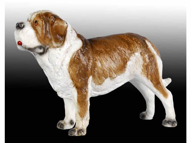 Appraisal: St Bernard Dog Cast Iron Doorstop Description Full-figure facing straight