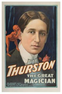 Appraisal: Thurston Howard Thurston the Great Magician Cincinnati Strobridge Litho ca