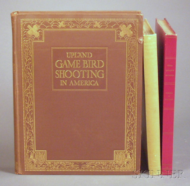 Appraisal: Derrydale Press Hunting Books Two titles Upland Game Bird Shooting