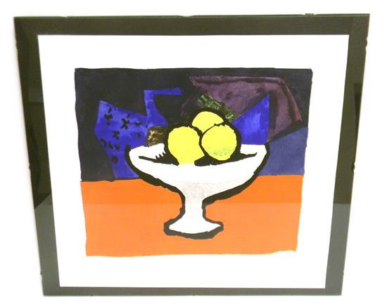 Appraisal: Edward Klauck American th C print depicting still life of