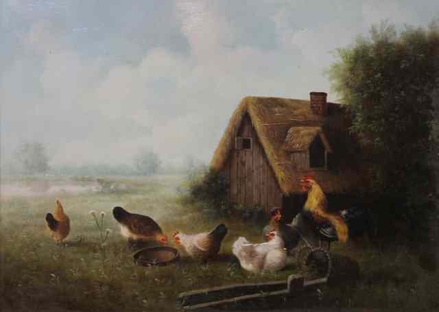 Appraisal: Jacob Ray British b A Pair of farmyard scenes showing