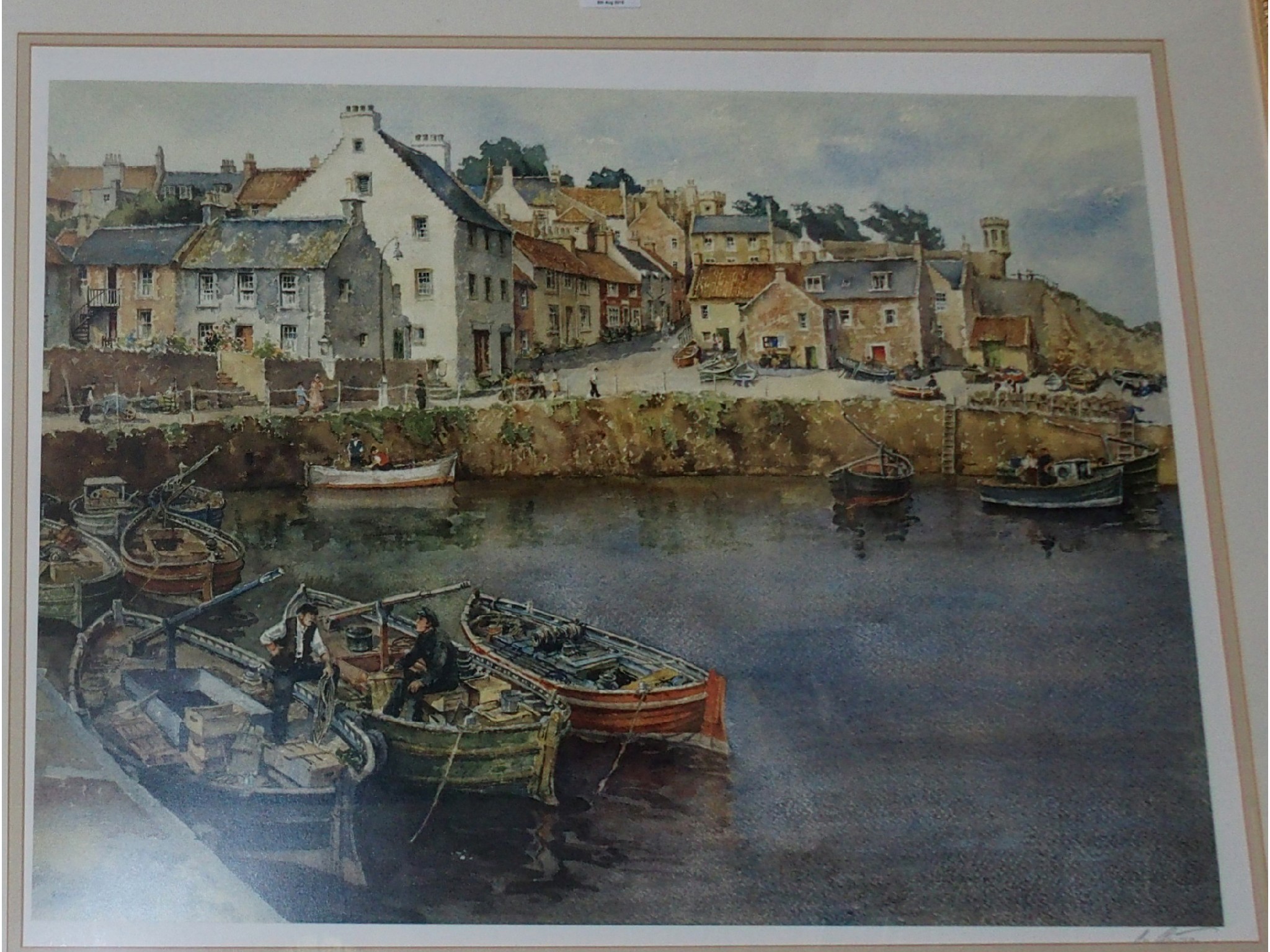 Appraisal: E R STURGEON Harbour scene signed and numbered limited edition