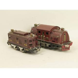 Appraisal: Two Lionel Standard Gauge Locomotives Two Lionel locomotives comprising a