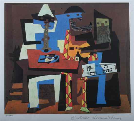 Appraisal: AFTER PABLO PICASSO th century GROUP OF FOUR WORKS each