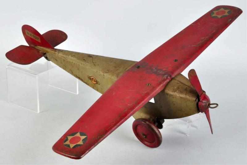 Appraisal: Pressed Steel Keystone Airplane Toy American Includes NX decal on