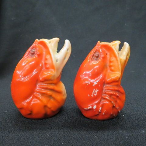 Appraisal: Royal Bayreuth Lobster Figural Salt Pepper excellent