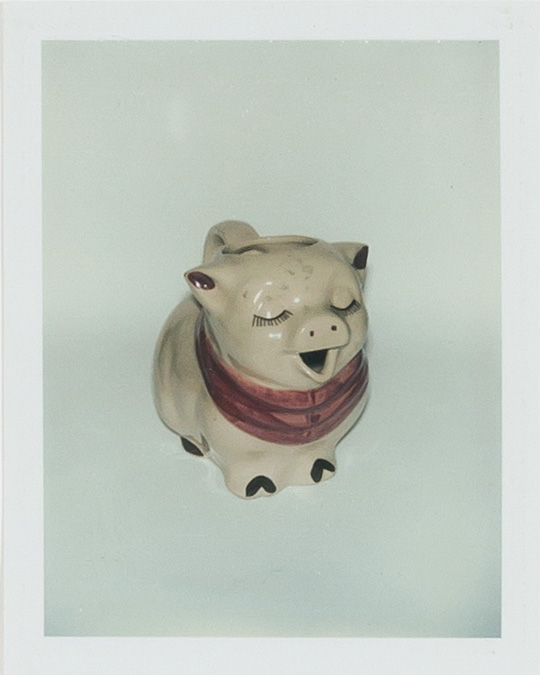 Appraisal: ANDY WARHOL American - Cookie Jar Unique polaroid print signed