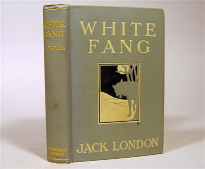 Appraisal: vol London Jack White Fang New York Macmillan First edition