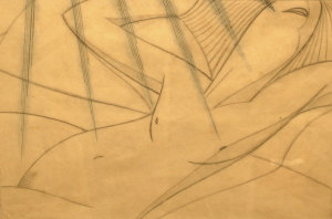 Appraisal: Charles Robinson Sykes - exh - - Abstracted recumbent figure