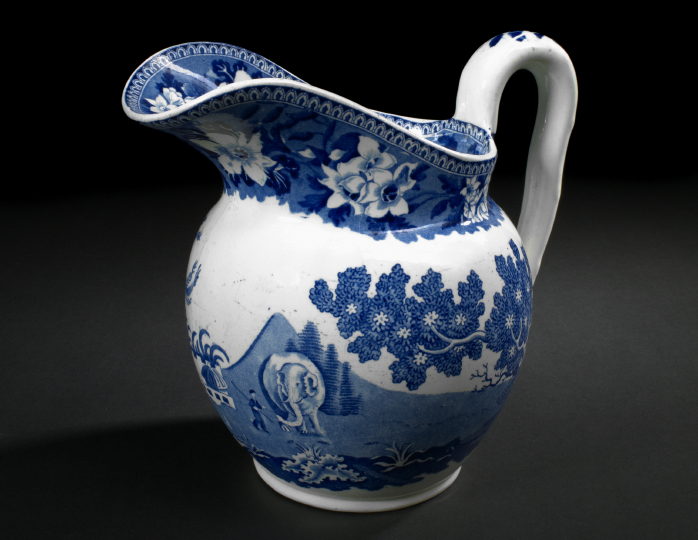 Appraisal: Good Rare John Rogers and Son Staffordshire Blue-and-White Transfer-Printed Pottery