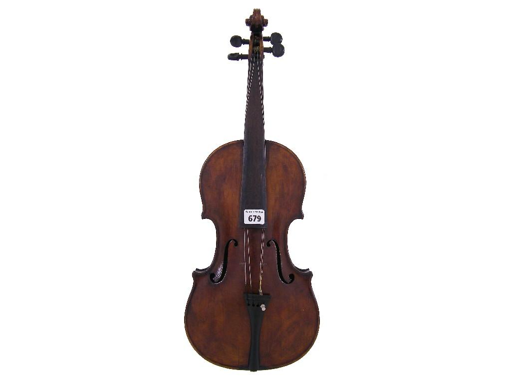 Appraisal: Early th century violin cm