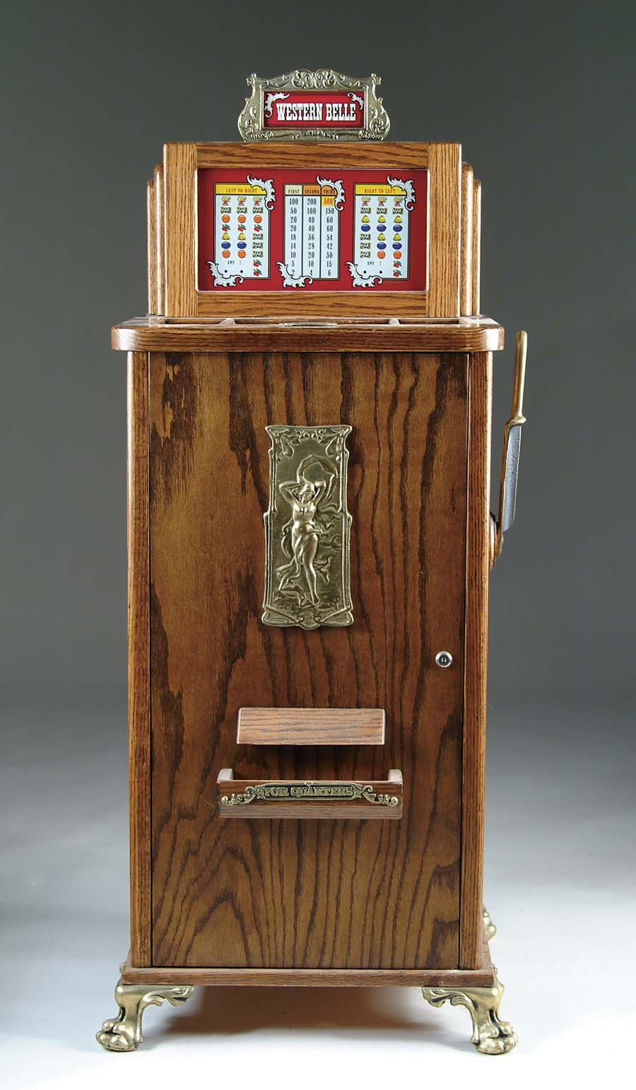 Appraisal: CONTEMPORARY SPECIALTY WESTERN BELL SLOT A modern high-quality reproduction of