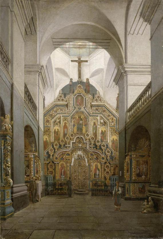 Appraisal: VERESHCHAIN PETR PETROVICH Perm - St Petersburg Interior of Preobraschenski