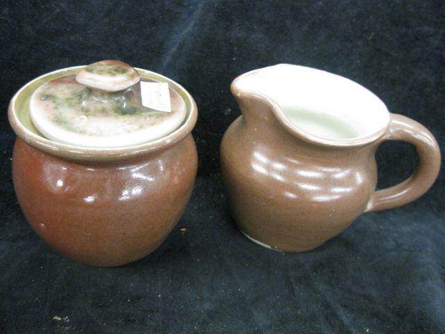 Appraisal: Pisgah Forest N C Pottery Creamer Sugar