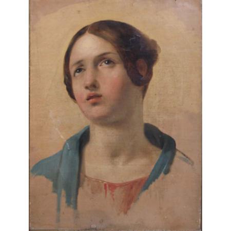 Appraisal: School of Jean Hippolyte Flandrin Study of a Young Woman