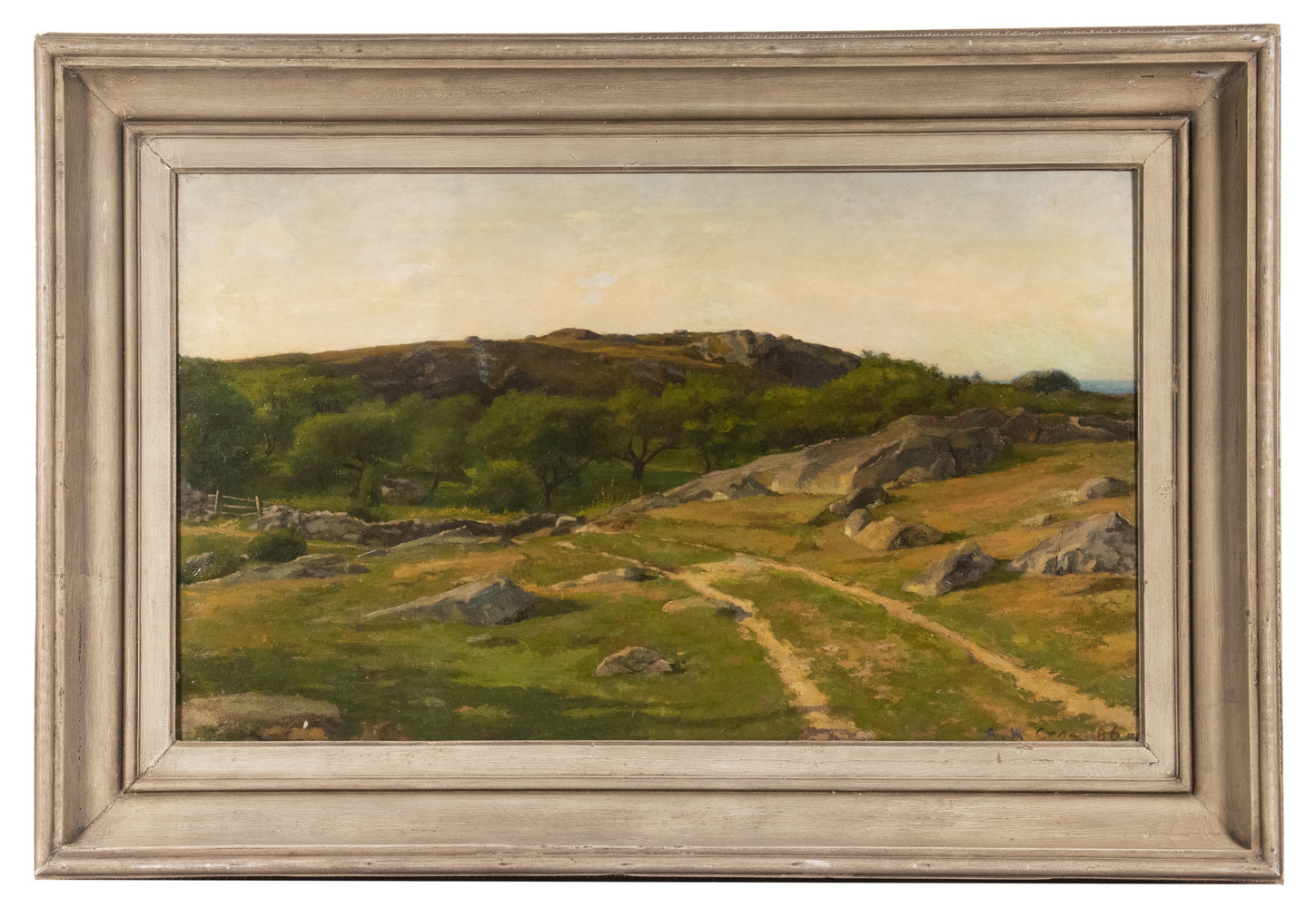 Appraisal: ANSON KENT CROSS MA - Massachusetts Landscape oil on canvas