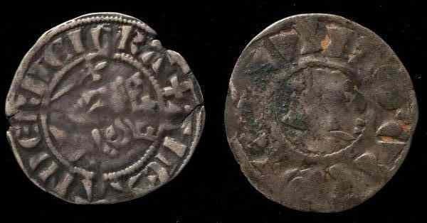 Appraisal: Scottish and French Hammered Silver Coins as follows Scotland Alexander