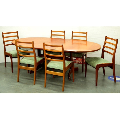 Appraisal: A G-Plan teak dining table and set of six chairs