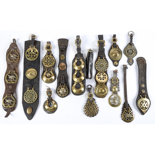 Appraisal: A collection of Victorian and early th c horse brasses