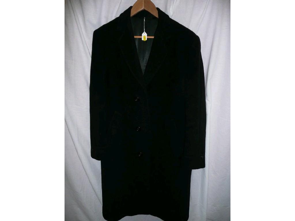 Appraisal: A Burtons gent's black winter coat chest