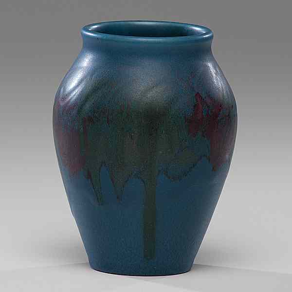 Appraisal: Rookwood Decorated Matte Vase by Elizabeth Lincoln American A molded