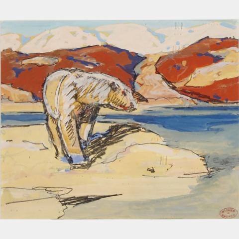 Appraisal: CLARENCE ALPHONSE GAGNON R C A TWO STUDIES FOR LE