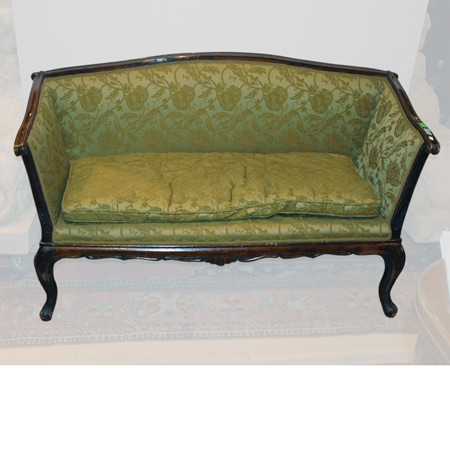 Appraisal: Italian Rococo Style Walnut Settee Estimate -