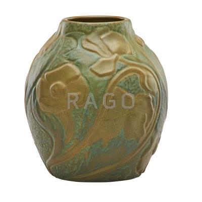 Appraisal: VAN BRIGGLE Early vase Condition Report