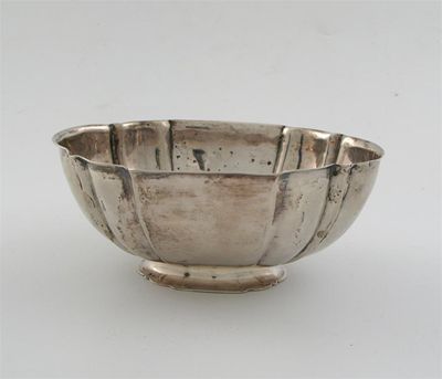 Appraisal: An early th century continental bowl of shaped oval outline